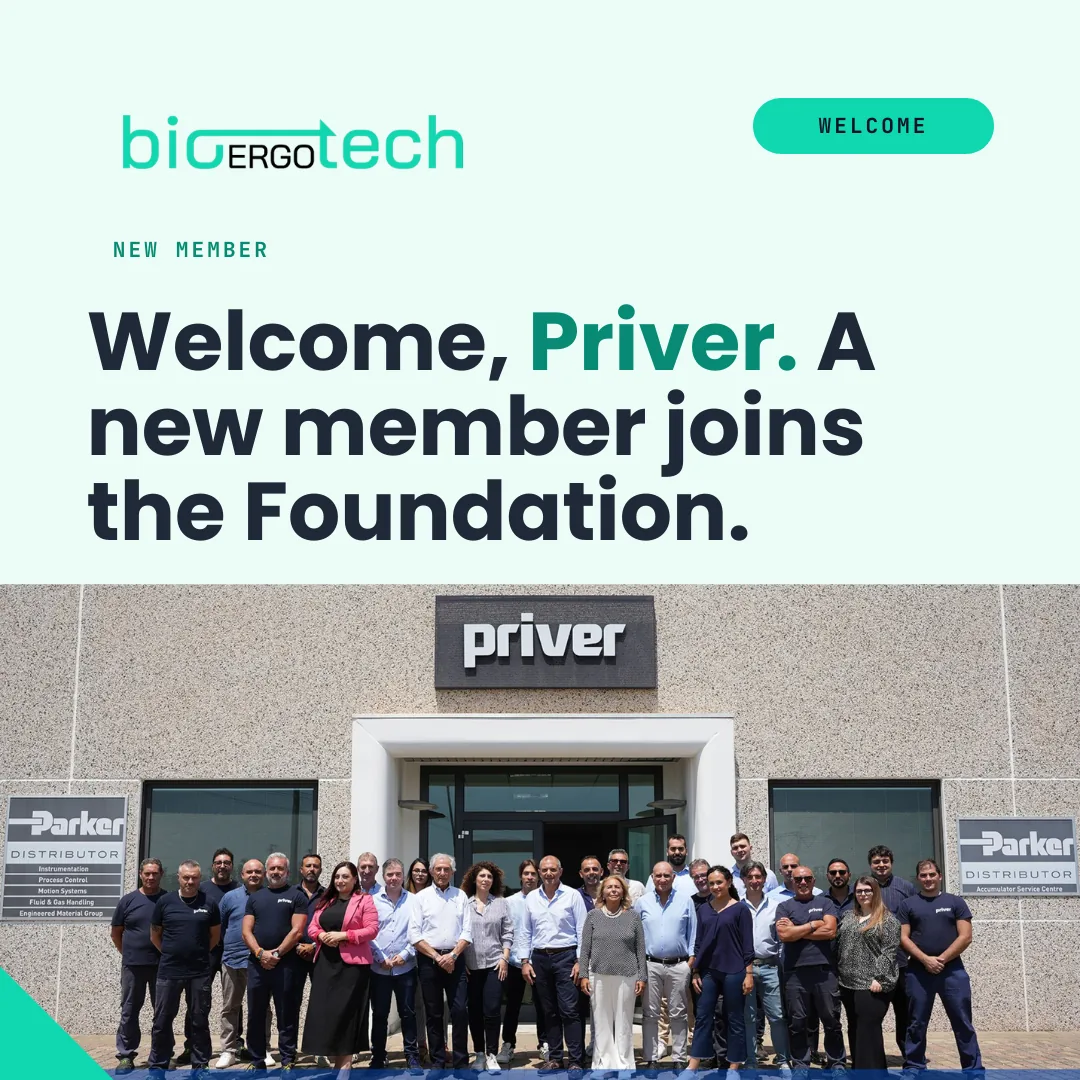 Priver joins the bioERGOtech Foundation
